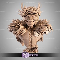 Robin King Portrait Bust 3D Printer Files