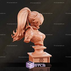 Rogue X Men Anime Style Bust 3D Printer Files