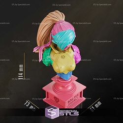 Rogue X Men Anime Style Bust 3D Printer Files