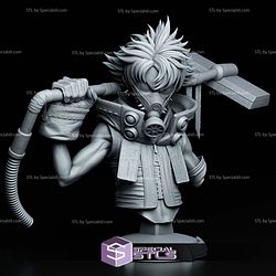 Rudo Gachiakuta Bust 147mm 3D Printer Files