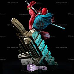 Scarlet Spider in Action 3D Printer Files