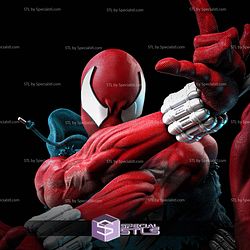 Scarlet Spider in Action 3D Printer Files