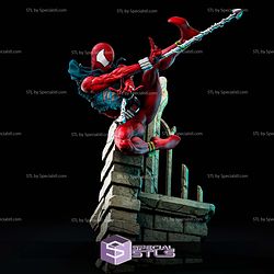 Scarlet Spider in Action 3D Printer Files