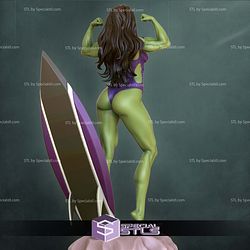 She Hulk Posing Muscle 3D Printer Files