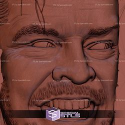 Shining Jack Nicholson Portrait 3D Printer Files