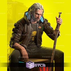 Silverronin Geralt Cyberpunk 2077 3D Printer Files