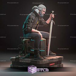 Silverronin Geralt Cyberpunk 2077 3D Printer Files
