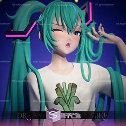 Sleepy Hatsune Miku Vocaloid 3D Printer Files