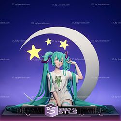 Sleepy Hatsune Miku Vocaloid 3D Printer Files