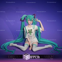 Sleepy Hatsune Miku Vocaloid 3D Printer Files