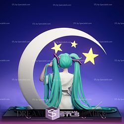 Sleepy Hatsune Miku Vocaloid 3D Printer Files