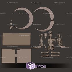 Sleepy Hatsune Miku Vocaloid 3D Printer Files