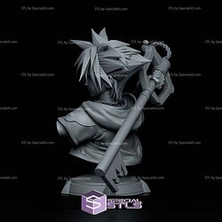 Sora Kingdom Hearts Bust 127mm 3D Printer Files