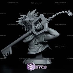 Sora Kingdom Hearts Bust 127mm 3D Printer Files