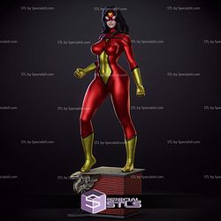 Spider Woman Thicc 1-6 3D Printer Files