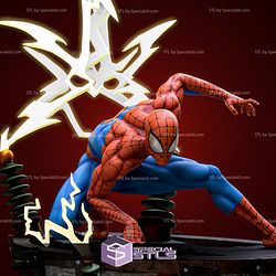 Spiderman Spider Pose 3D Printer Files (No symbiote)