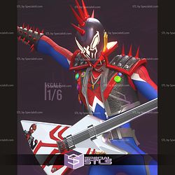 SpiderPunk 2099 Guitar 1-6 3D Printer Files