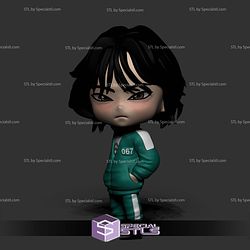 Squid Game Sae Byeok Player 067 Nendoroid 3D Printer Files