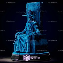 Statue of God on Throne 400mm 3D Printer Files