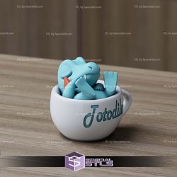 Super Basic Pokemon STL Totodile Chill Cup