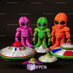 Super Basic STL Cute Flexi Alien
