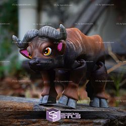 Super Basic STL Cute Flexi Buffalo