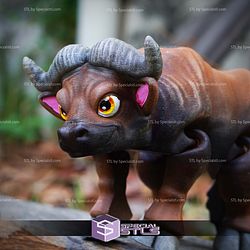 Super Basic STL Cute Flexi Buffalo