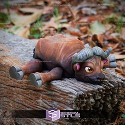 Super Basic STL Cute Flexi Buffalo