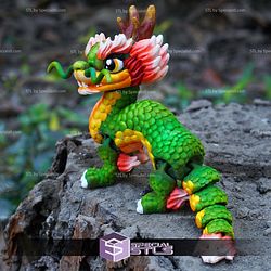 Super Basic STL Cute Flexi Chinese Dragon
