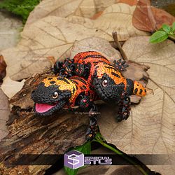 Super Basic STL Cute Flexi Gila Monster