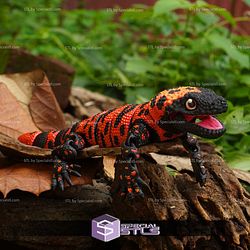 Super Basic STL Cute Flexi Gila Monster
