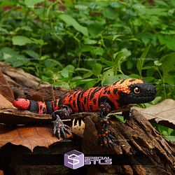 Super Basic STL Cute Flexi Gila Monster