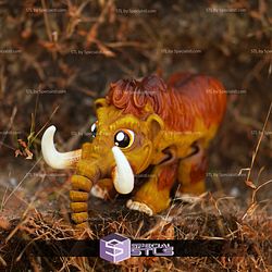 Super Basic STL Cute Flexi Mammoth