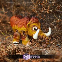 Super Basic STL Cute Flexi Mammoth