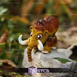 Super Basic STL Cute Flexi Mammoth