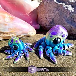 Super Basic STL Cute Tiny Octopus