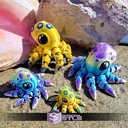 Super Basic STL Cute Tiny Octopus