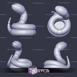Super Basic STL Ekans Planter Chibi