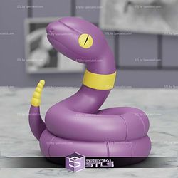 Super Basic STL Ekans Planter Chibi