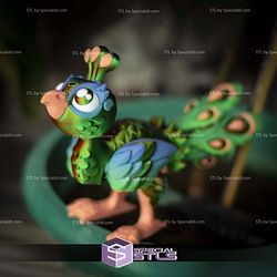 Super Basic STL Flexi Baby Peacock Articulated