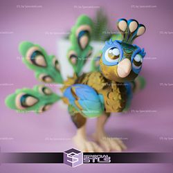 Super Basic STL Flexi Baby Peacock Articulated