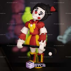 Super Basic STL Flexi Clownette Print In Place