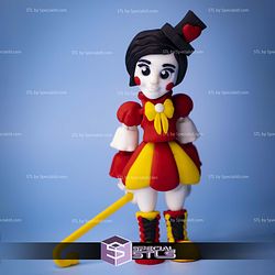 Super Basic STL Flexi Clownette Print In Place