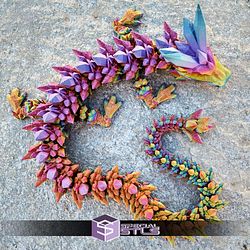 Super Basic STL Flexi Crystal Dragon