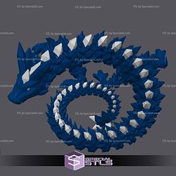 Super Basic STL Flexi Crystal Dragon
