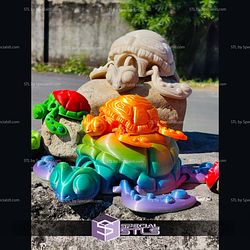 Super Basic STL Flexi Cute Turtle