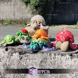 Super Basic STL Flexi Cute Turtle