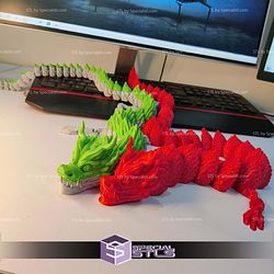 Super Basic STL Flexi Fire Dragon