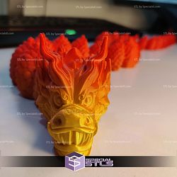 Super Basic STL Flexi Fire Dragon
