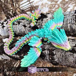 Super Basic STL Flexi Flying Serpent Quetzalcoat
